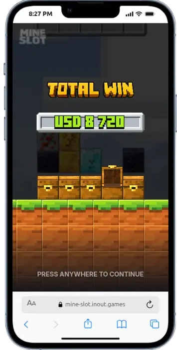 Mine Slot zrzut ekranu